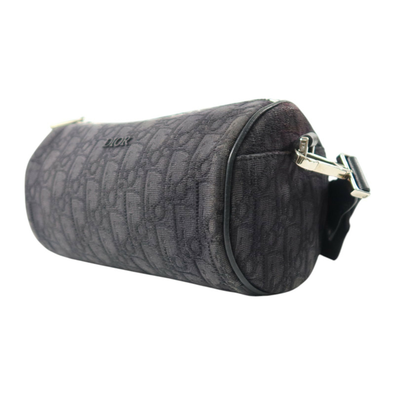 Dior Oblique帆布Mini Roller Messenger銀扣肩背袋-2