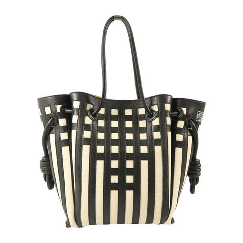 LOEWE 牛皮皮革Flamenco Knot Tote肩背袋