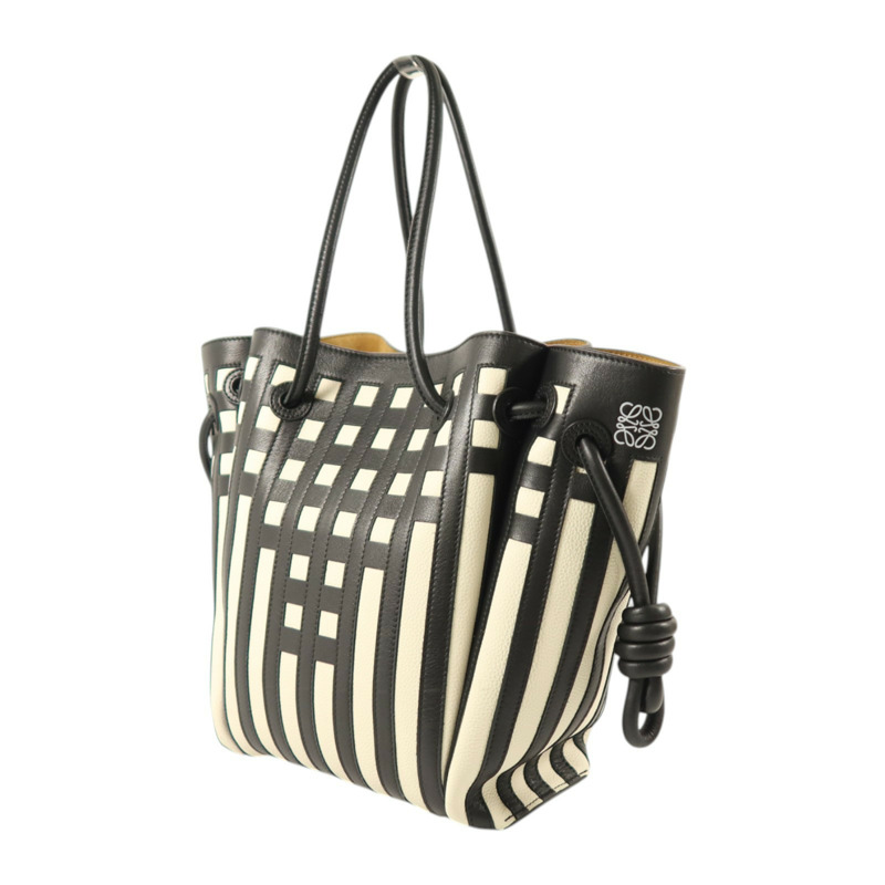 LOEWE 牛皮皮革Flamenco Knot Tote肩背袋-2