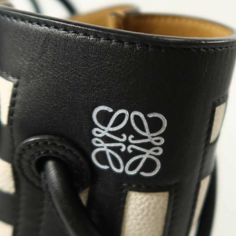 LOEWE 牛皮皮革Flamenco Knot Tote肩背袋-14