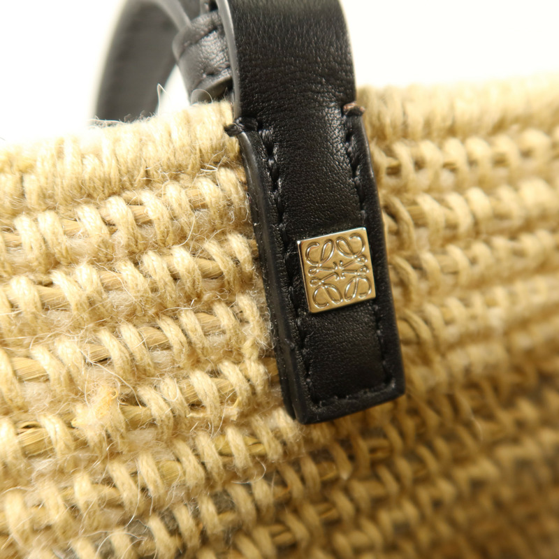 LOEWE Raffia Square Basket肩背袋-7