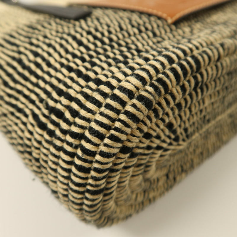 LOEWE Raffia Square Basket肩背袋-9