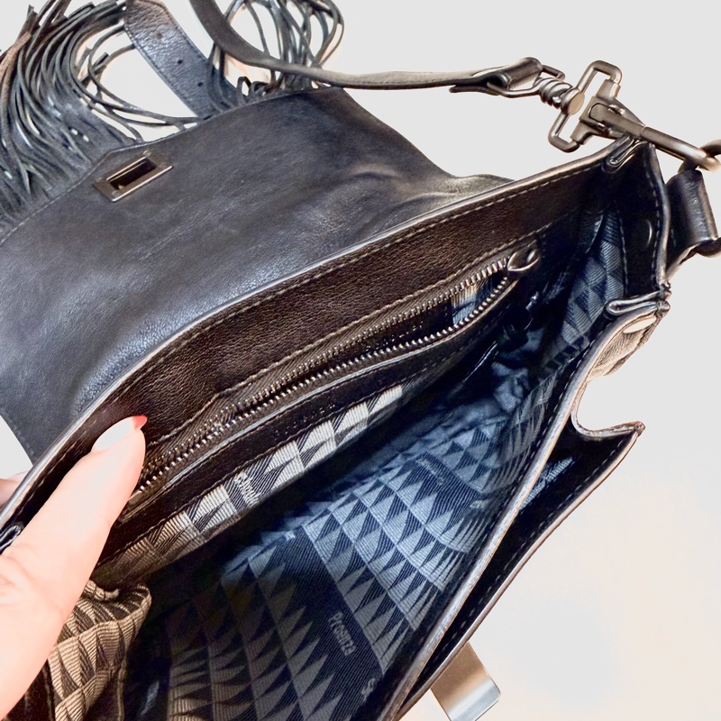 PS1 Mini 🔥 Proenza Schouler 最熱門黑色經典流蘇款🖤手提肩背斜背包書包迷你款-2