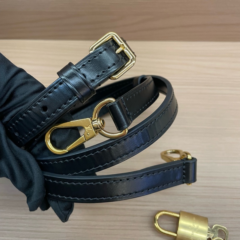 lv路易威登 Cannes焦糖老花发财桶 牛皮 中號  芯片款 手提单肩斜挎包 有塵袋 無盒子-8