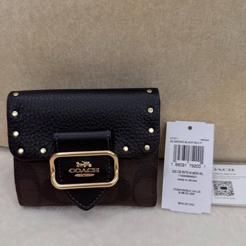 💖全新💖Coach 短夾 卡夾 零錢包 🪄全新優惠價$5000🪄-1