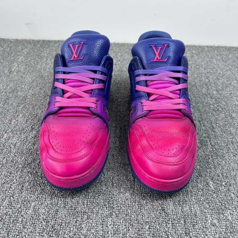 Louis Vuitton 路易威登 LV Trainer 漸變色粉紫色板鞋 尺碼：42.5碼 8.5碼 成色：99新-3