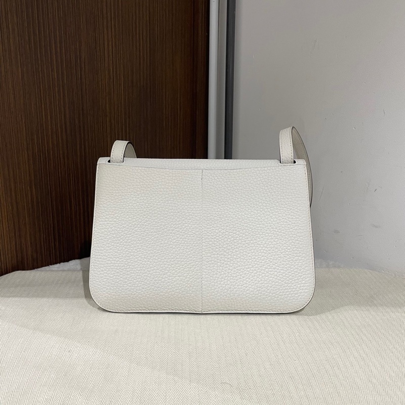Hermes/愛馬仕  Halzan 25  尺寸24*17*6  新白色內拼氣泡綠超清爽 B刻（2023年） 多種背法-1