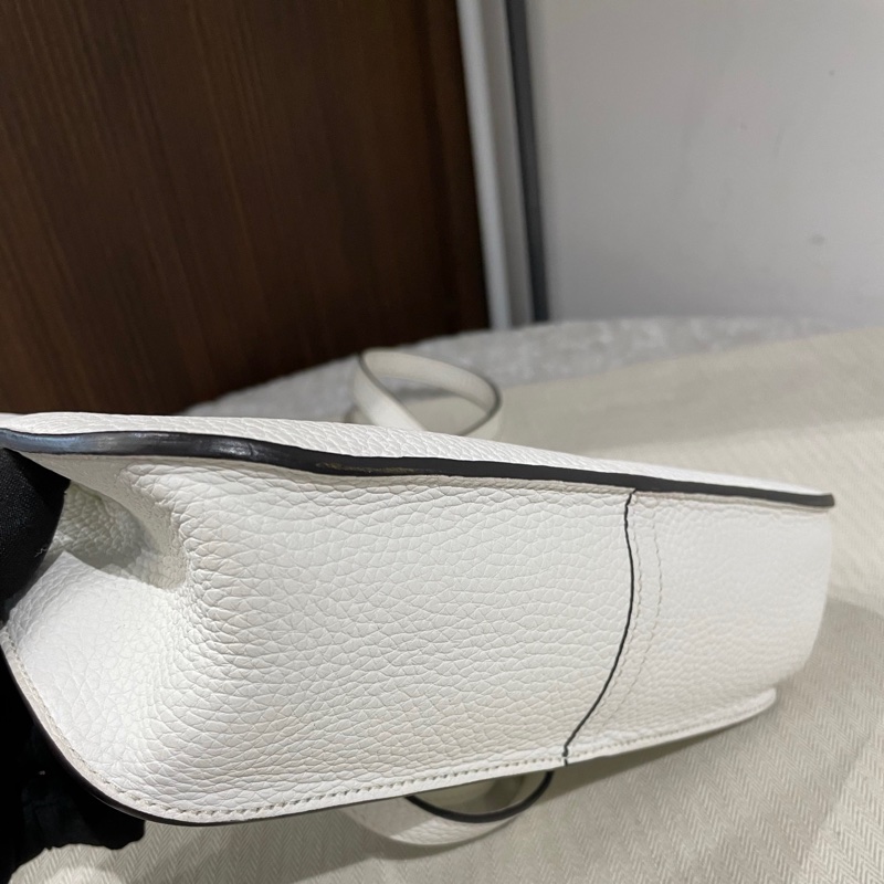 Hermes/愛馬仕  Halzan 25  尺寸24*17*6  新白色內拼氣泡綠超清爽 B刻（2023年） 多種背法-6