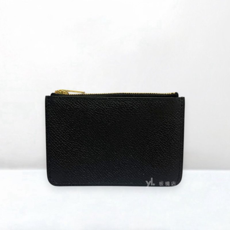 S5452-Hermes Mini Constance Slim Epsom 89黑色金釦短夾-6
