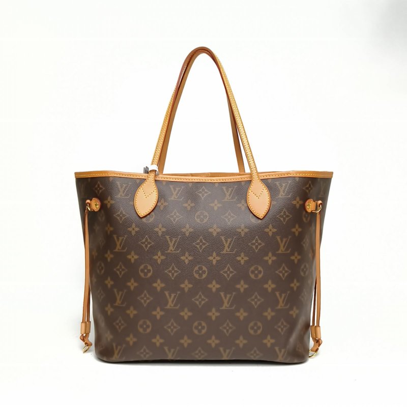 LOUIS VUITTON Neverfull中號31米色內裏老花PVC金扣2019肩背包-2