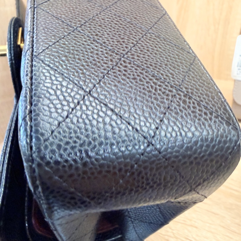 Chanel 黑金荔枝皮coco23-12
