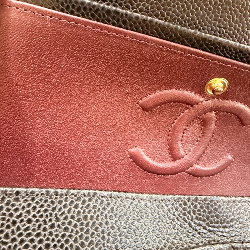 Chanel 黑金荔枝皮coco23-19