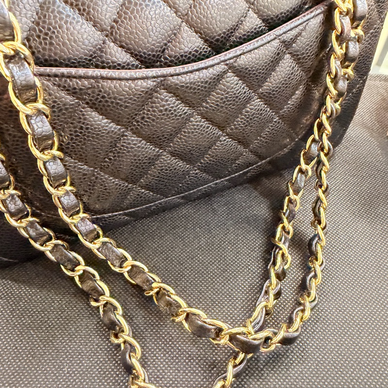 Chanel 黑金荔枝皮coco23-27