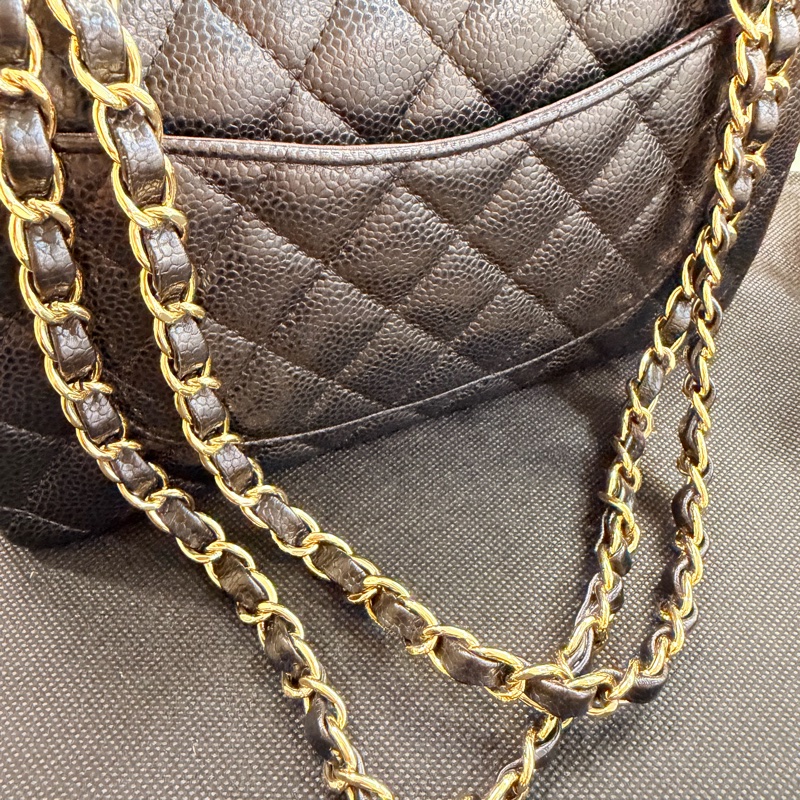 Chanel 黑金荔枝皮coco23-28