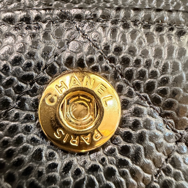 Chanel 黑金荔枝皮coco23-34