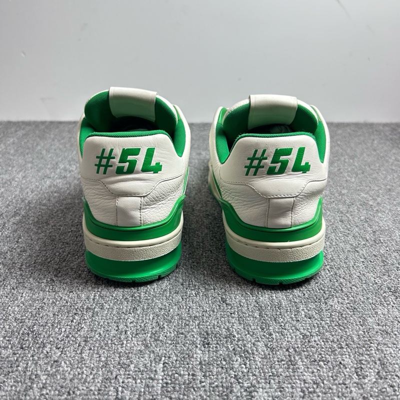 Louis Vuitton 路易威登 LV 白綠 Trainer 54簽名 休閒鞋 尺碼：42.5碼 8.5碼 成色：98新-5