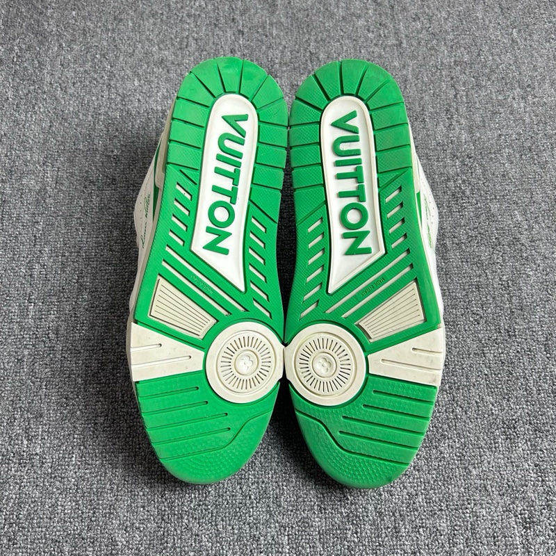 Louis Vuitton 路易威登 LV 白綠 Trainer 54簽名 休閒鞋 尺碼：42.5碼 8.5碼 成色：98新-7