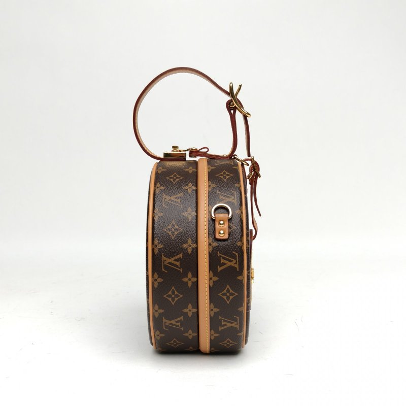 LOUIS VUITTON PETITEBOITE硬圓餅中號17.5老花PVC2018肩背包-3