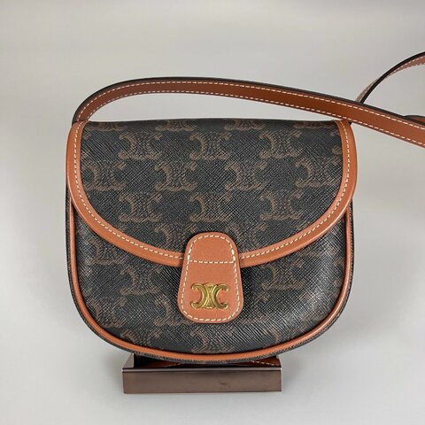 CELINE F.AT.2244 老花BESACE 肩背包 MINI