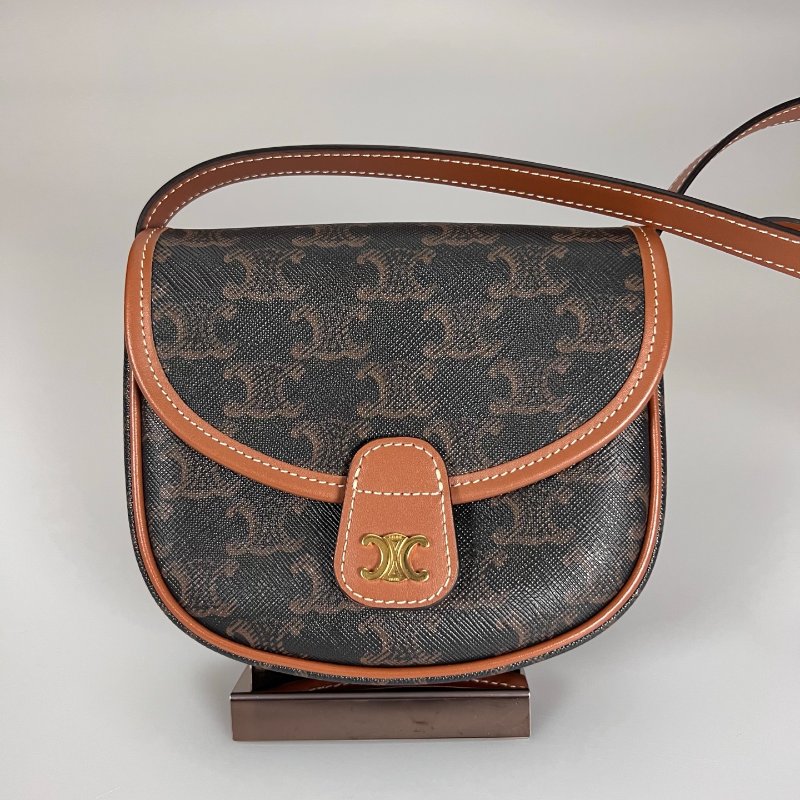 CELINE F.AT.2244 老花BESACE 肩背包 MINI-0