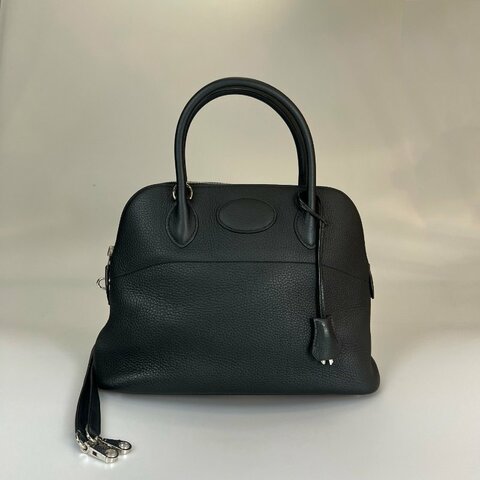 HERMES □P刻 黑bolide 31 兩用包