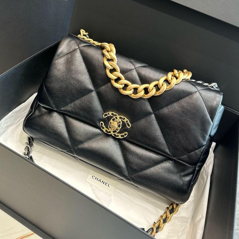 *SHIHNA名牌精品* CHANEL 19 大型口蓋包 30cm-0