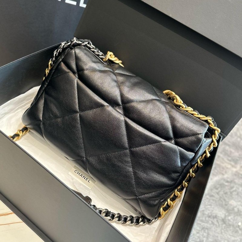 *SHIHNA名牌精品* CHANEL 19 大型口蓋包 30cm-1