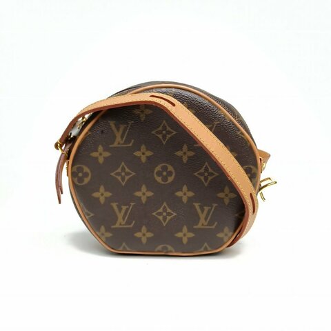 LOUIS VUITTON BOITECHAPEAUSOUPLE軟圓餅小號17老花PVC肩背包
