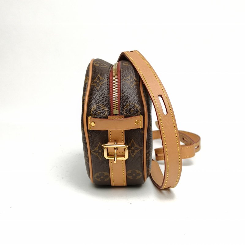 LOUIS VUITTON BOITECHAPEAUSOUPLE軟圓餅小號17老花PVC肩背包-1