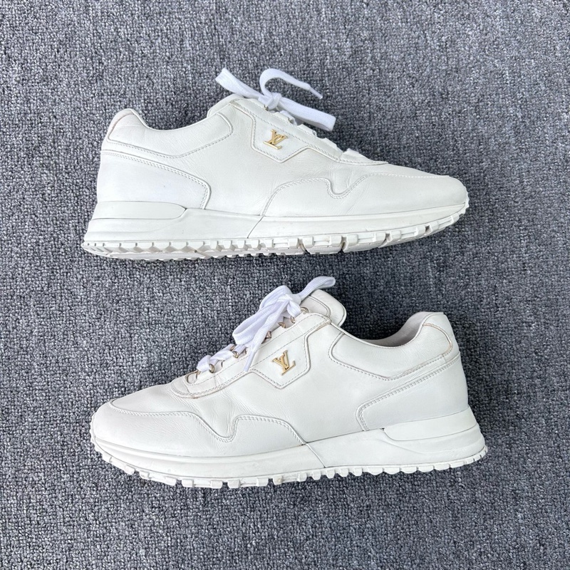 Louis Vuitton 路易威登 LV Runaway 休閒運動鞋 白色牛皮 尺碼：40碼 6碼 成色：98新-1