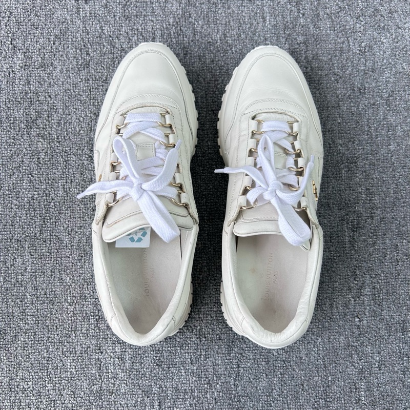 Louis Vuitton 路易威登 LV Runaway 休閒運動鞋 白色牛皮 尺碼：40碼 6碼 成色：98新-4