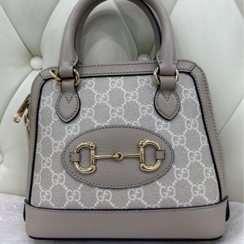 Gucci古驰1955老花mini贝壳包