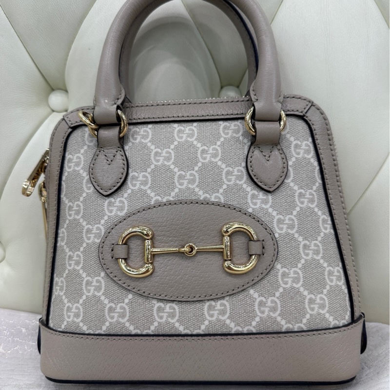 Gucci古驰1955老花mini贝壳包-0