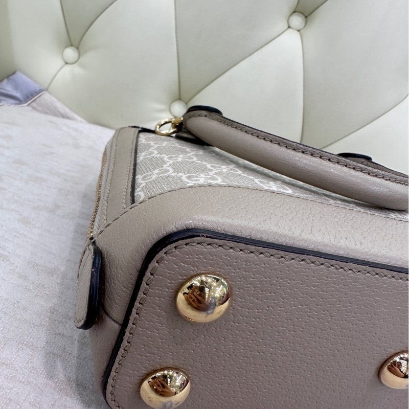 Gucci古驰1955老花mini贝壳包-7