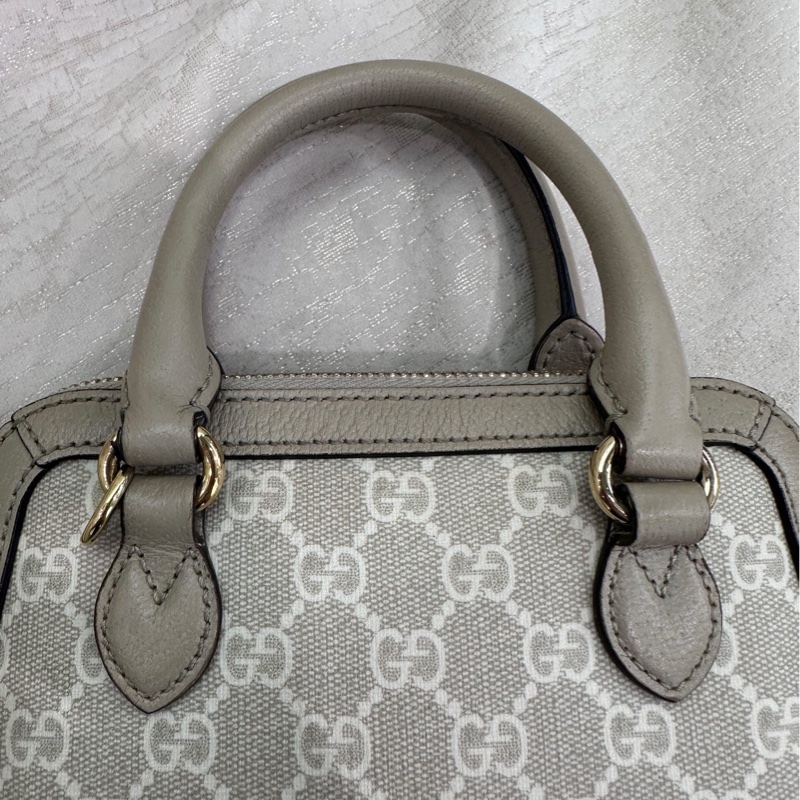 Gucci古驰1955老花mini贝壳包-8