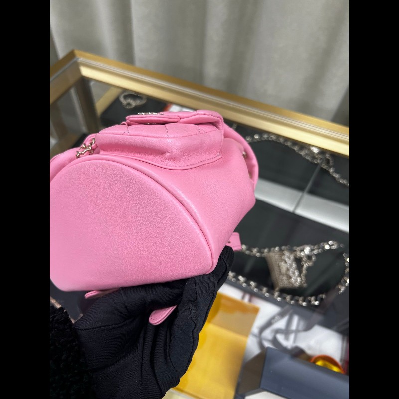 Chanel 23A Duma 
粉色牛皮-5