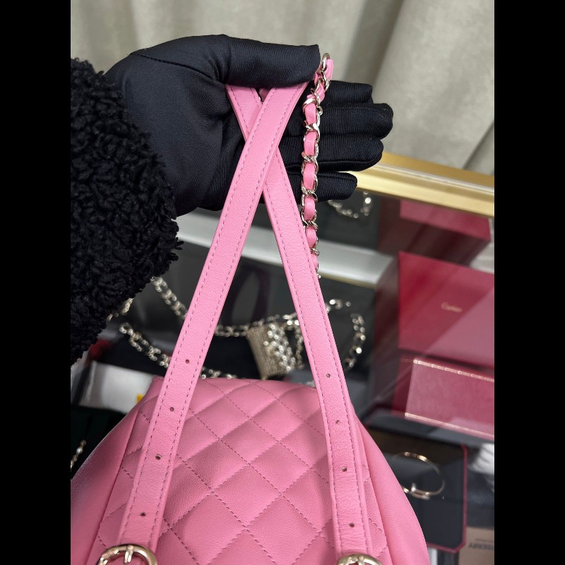 Chanel 23A Duma 
粉色牛皮-12