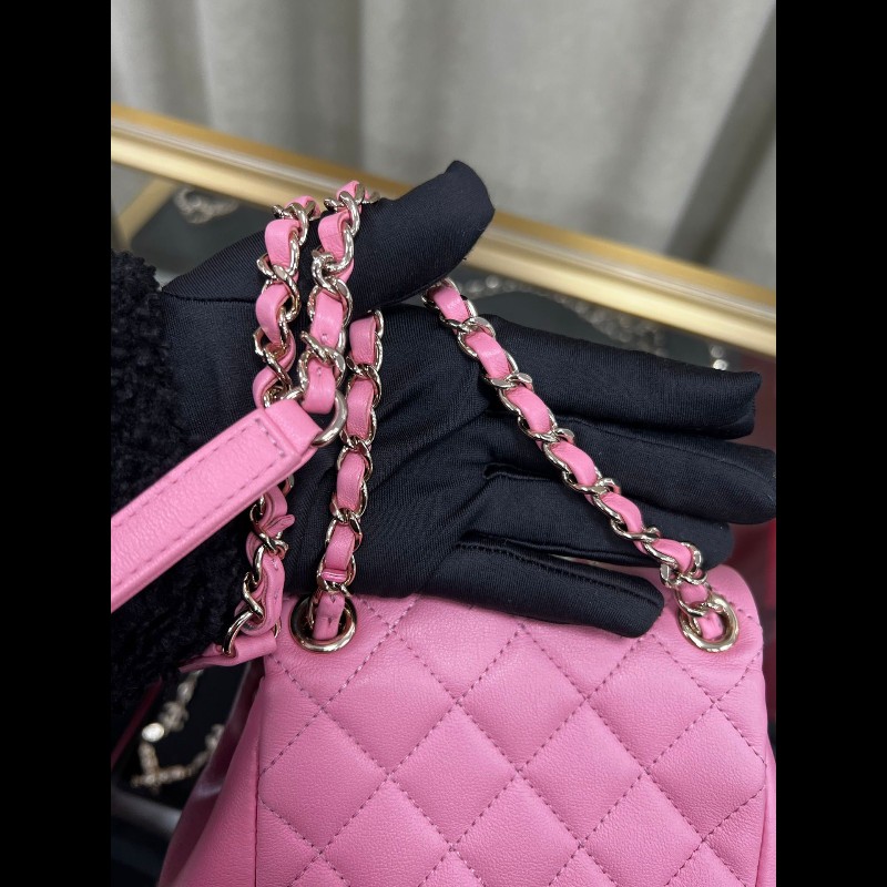 Chanel 23A Duma 
粉色牛皮-14