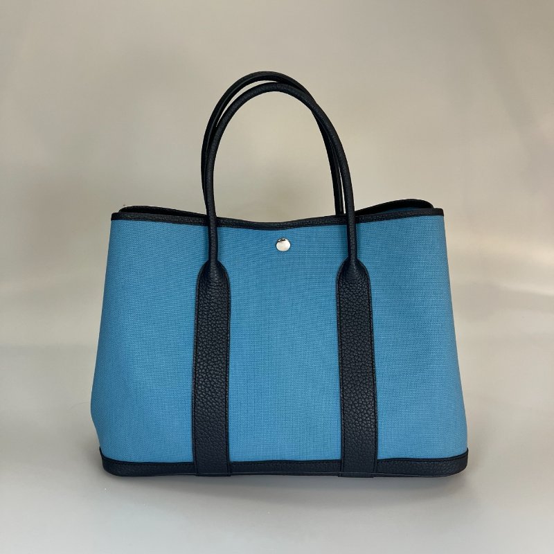 HERMES B刻 藍拚色GP36手提包-1