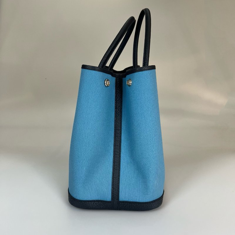 HERMES B刻 藍拚色GP36手提包-5
