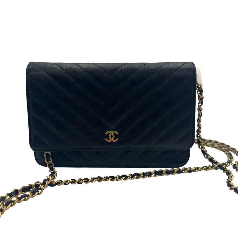 【美收精品】CHANEL 山形紋WOC金鍊側肩包 C-453【隔月月中將轉賣至日本 上架期限30天】-0