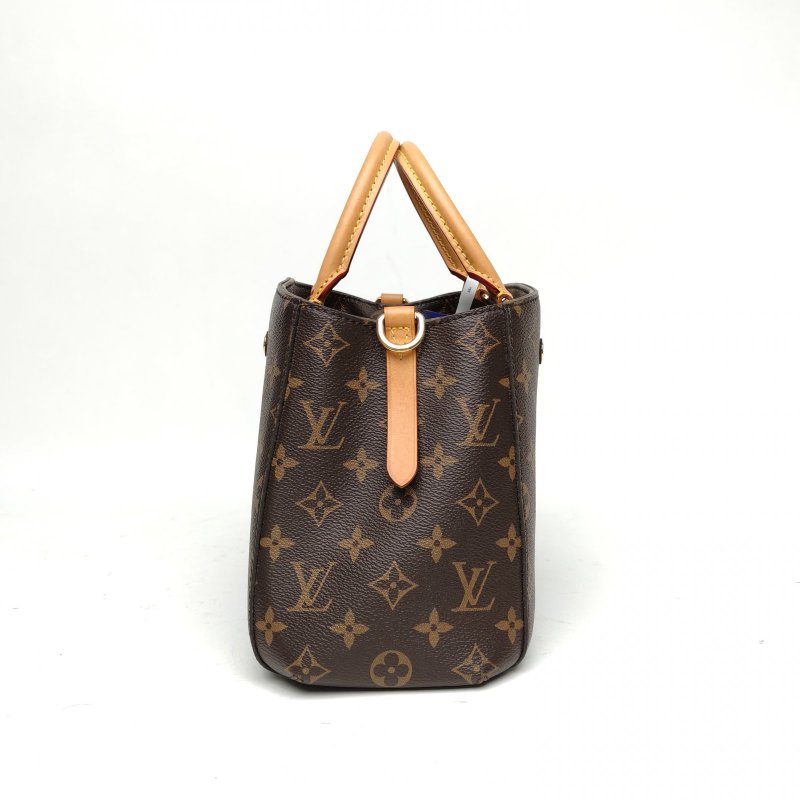 LOUIS VUITTON Montaigne蒙田BB29老花PVC金扣2016肩背包-3