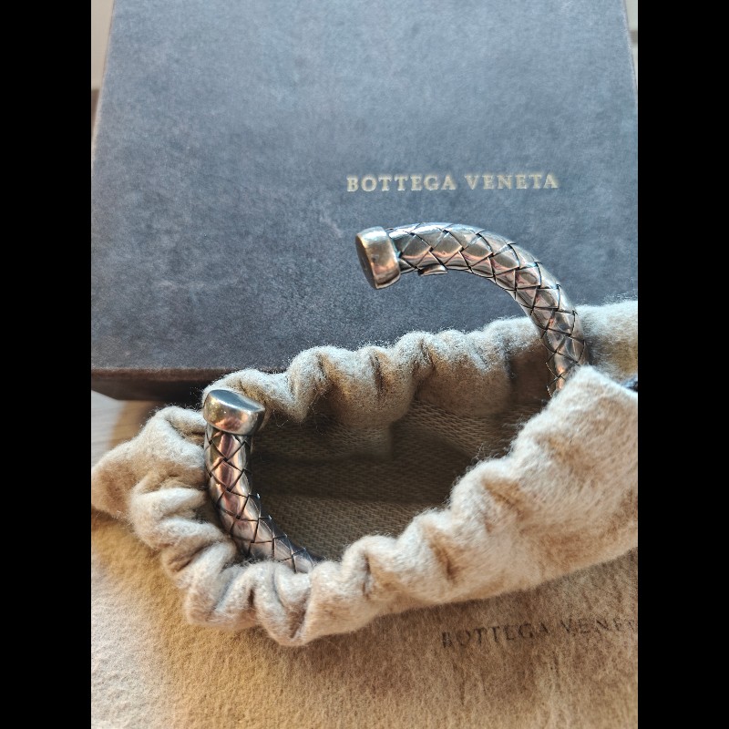 Bottega Veneta 純銀手環-1