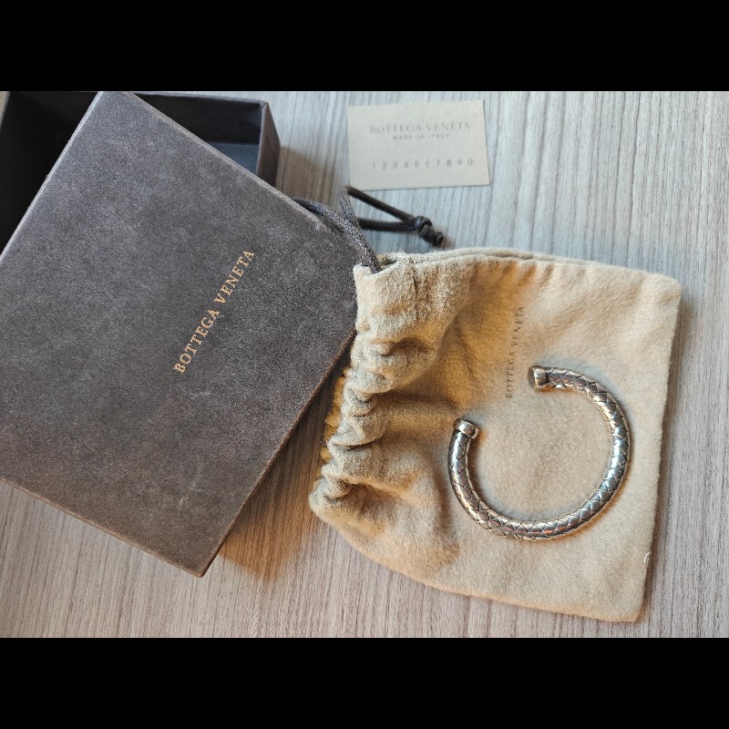 Bottega Veneta 純銀手環-4