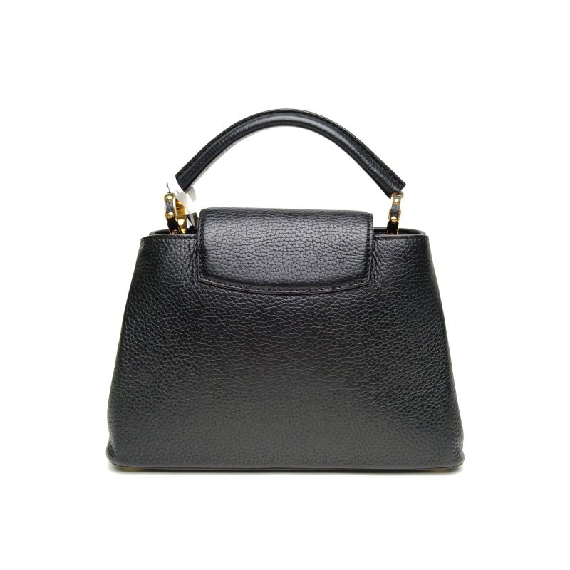 LOUIS VUITTON CapucinesBB27黑色牛皮金扣2016肩背包-2