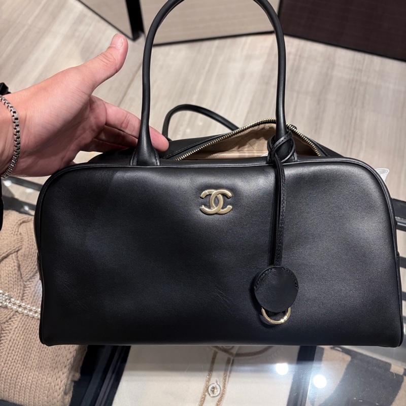 ✨ CHANEL 26S 保齡球包｜黑金經典 ✨-3