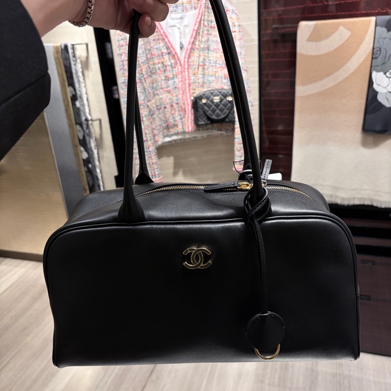 ✨ CHANEL 26S 保齡球包｜黑金經典 ✨-4