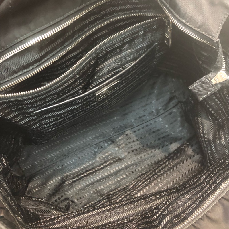 Prada 降落傘料 拉鍊2Way Tote Bay XC497-20