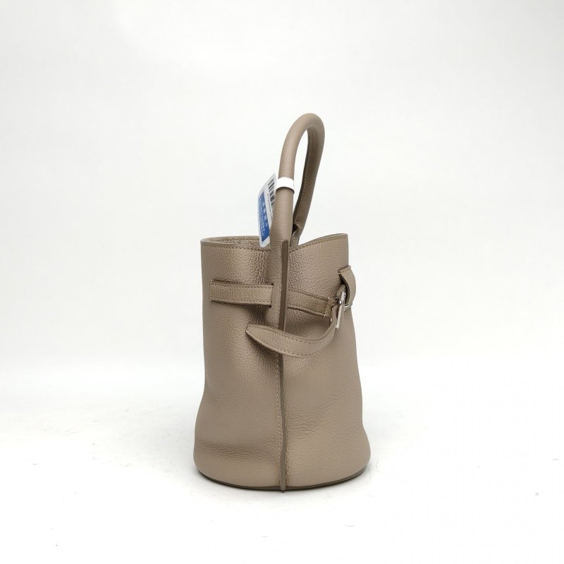 CELINE BigBagBucket水桶包Nano灰色牛皮肩背包-3