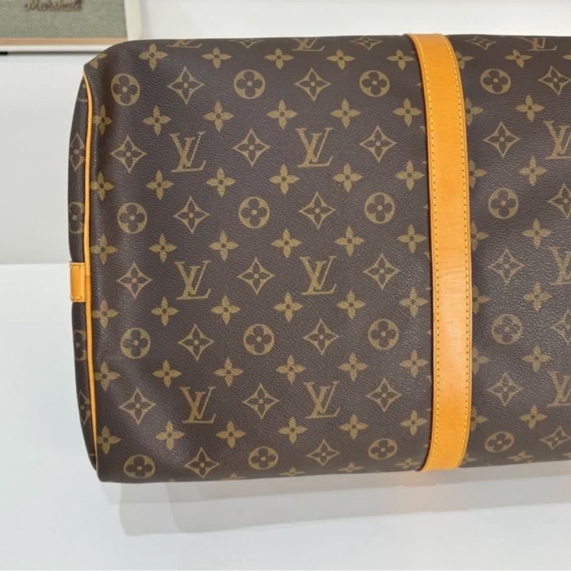 【稀有背帶款😎】 LV Keepall 60 背帶款 旅行袋 （專櫃10.6萬）-4